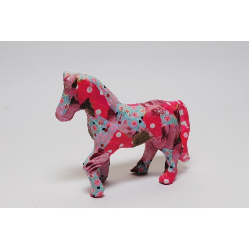 Small Horse Craft Kit, Decopatch Kit, Birthday/christmas Craft Gift, Paper  Mache Horse 